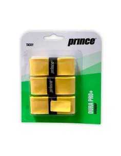 Pack 3 Overgrip Prince Durapro Amarillo | Ofertas de pádel
