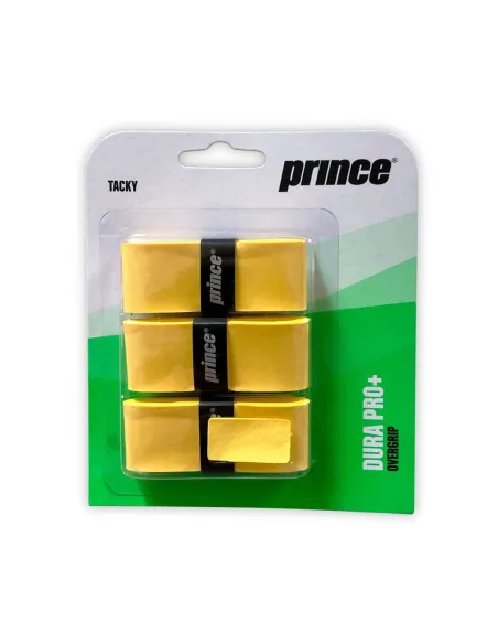 Pack 3 Overgrip Prince Durapro Amarillo | Ofertas de pádel