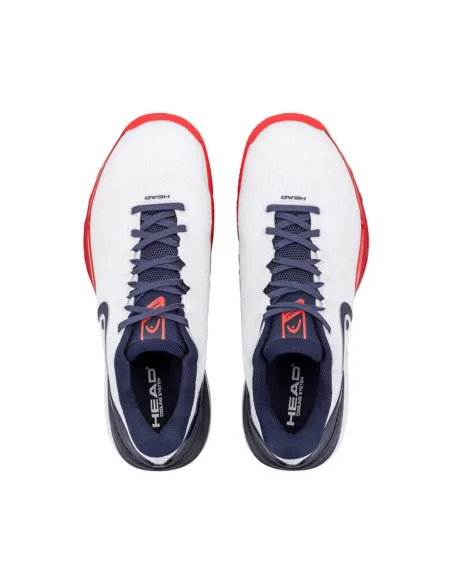 Head Revolt Pro 5.0 Clay Bianco/Rosso | Ofertas de Padel