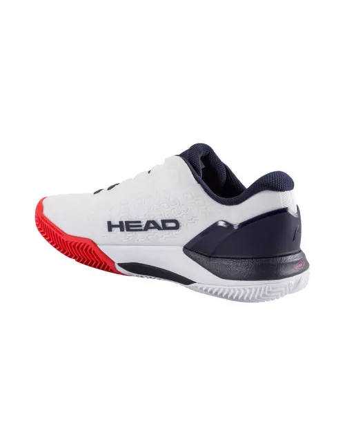 Head Revolt Pro 5.0 Clay Bianco/Rosso | Ofertas de Padel