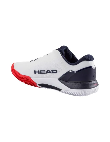 Head Revolt Pro 5.0 Clay Blanco/Rojo | Ofertas de Padel