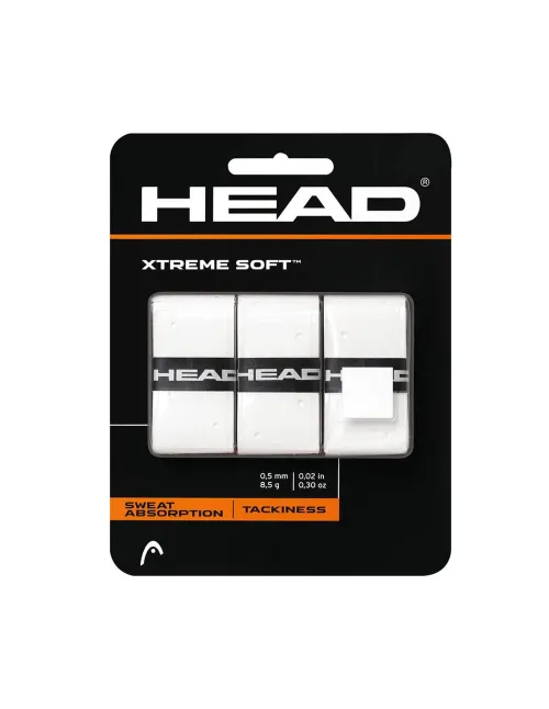 Overgrip Head Xtreme Soft 3 White | Ofertas de padel