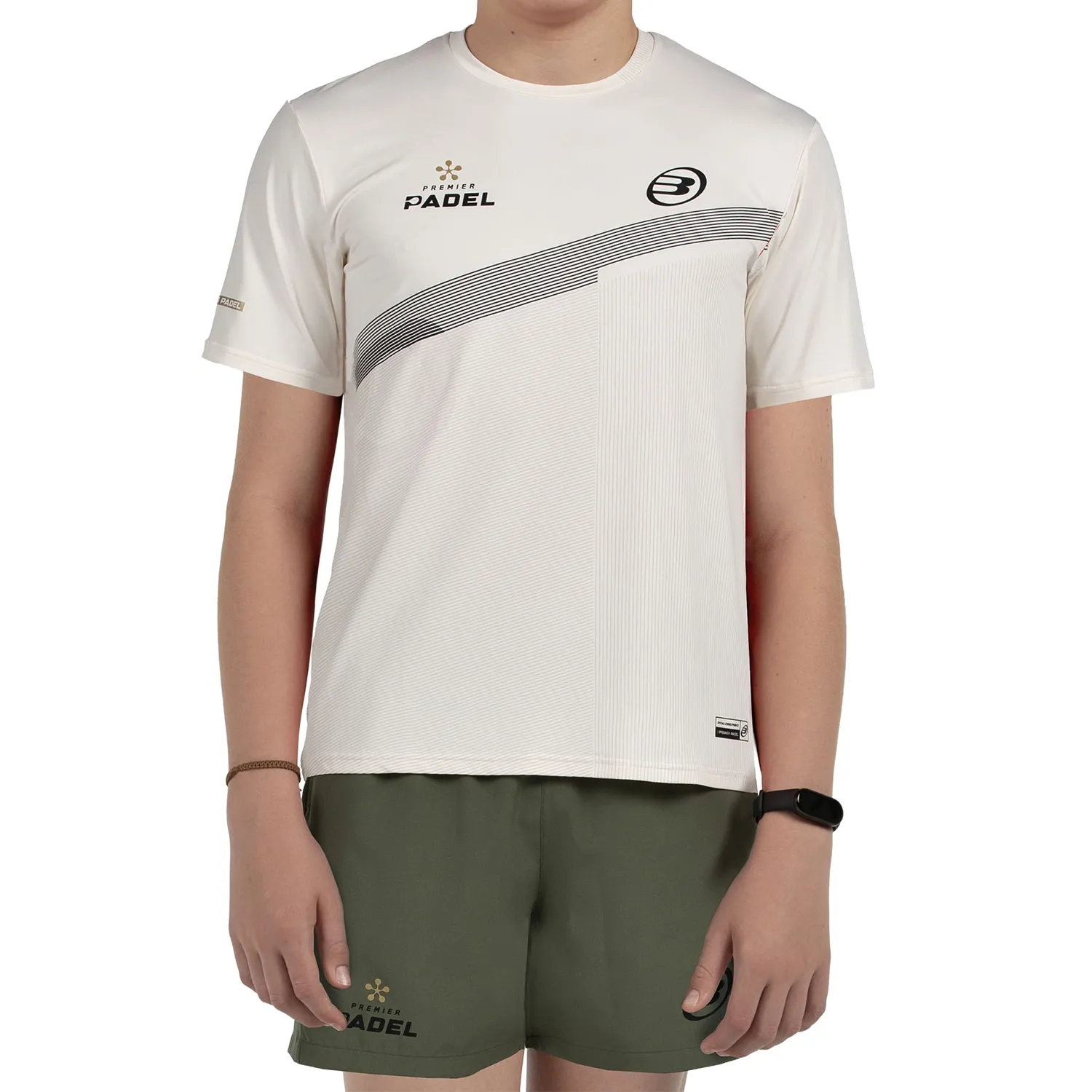 Camiseta Bullpadel Patos Junior Talla 10, Kaki