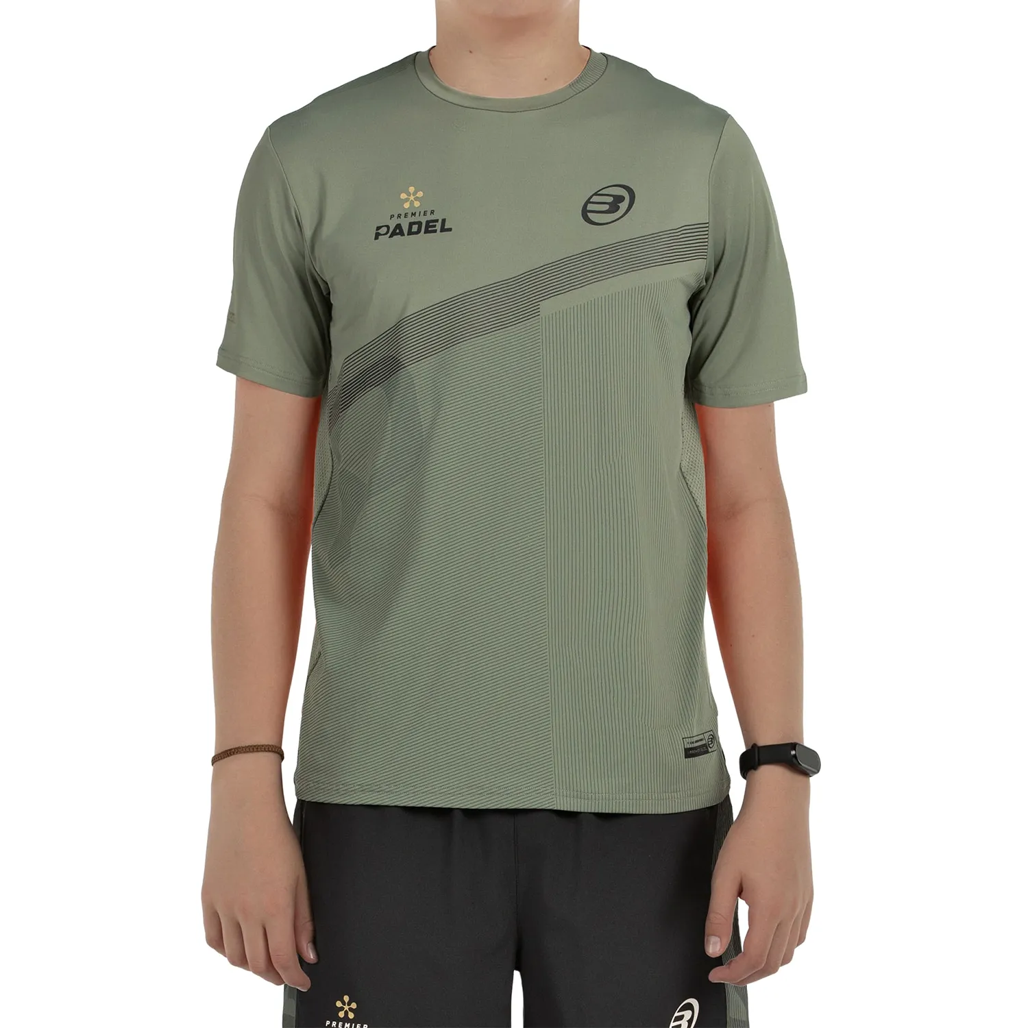 Camiseta Bullpadel Patos Junior Talla 14, Green