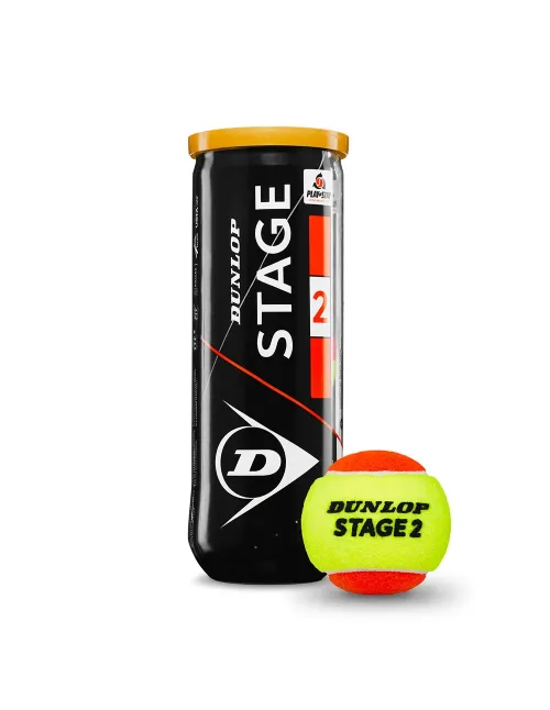 Bote 3 Bolas Dunlop Stage 2 Orange | Ofertas De Padel