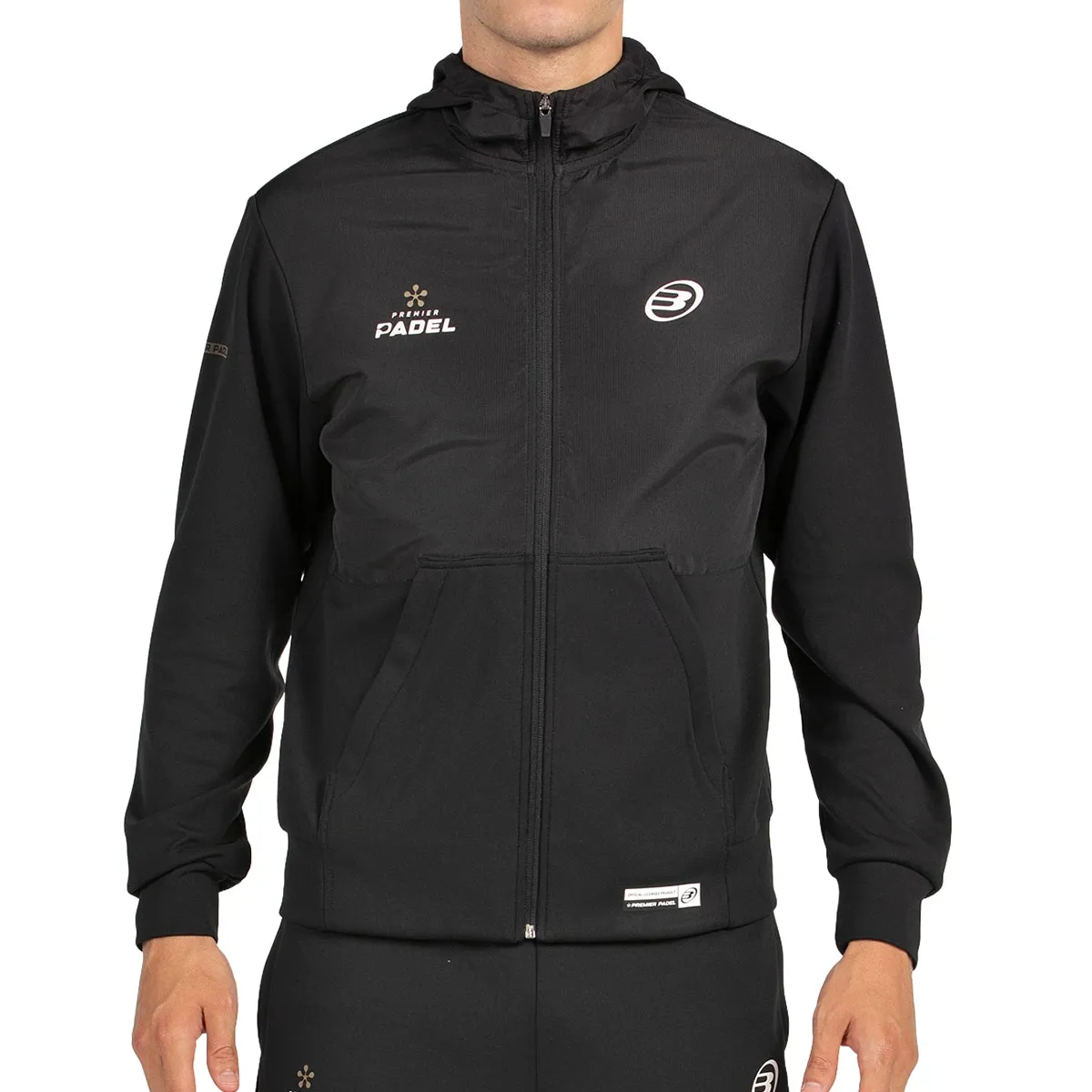 Sudadera Bullpadel Pitaco Talla L, Black