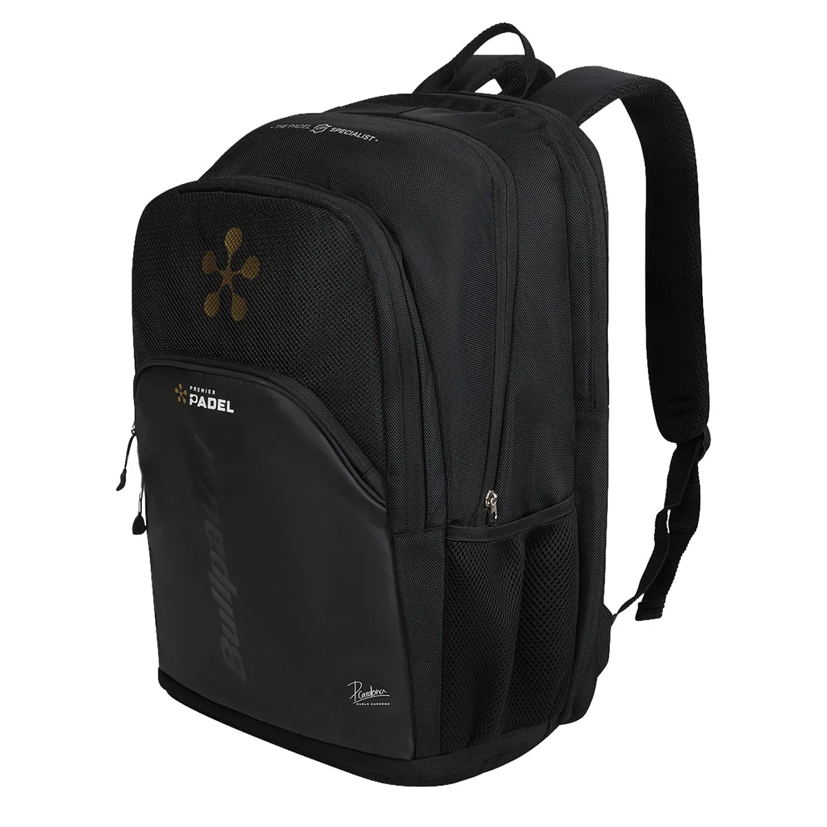 Mochila Bullpadel Vertex Geo Premier Pádel 26 Negro Bpm26008