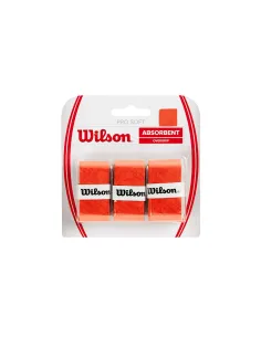Overgrip Wilson Pro Soft Arancione - Grande Capacità Di Assorbimento