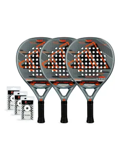 Tripack Adidas Neuvortx Orange Palas | Ofertas De Padel