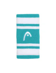 Punho Head Striped 5 Branco/Turquesa | Ofertas De Padel