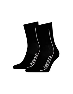 Paar Von 2 Kurzen Socken Head Performance Crew Schwarz