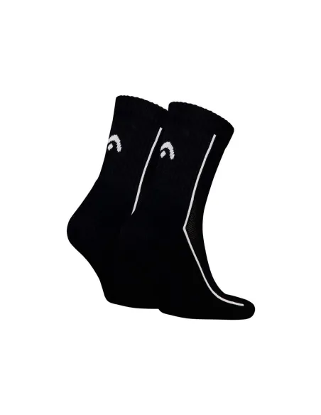Par De 2 Calcetines Cortos Head Performance Crew Negro | Ofertas de pádel