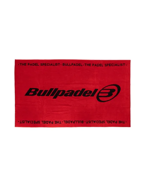 Toalla Bullpadel Bptowel26 150X90 Rojo | Ofertas de pádel