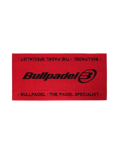 Asciugamano Bullpadel Bptowel26 100X50 Rosso | Ofertas De Padel