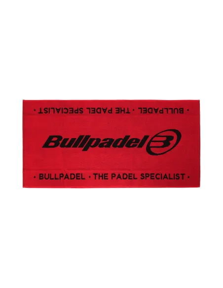 Toalha Bullpadel Bptowel26 100X50 Vermelho | Ofertas de padel
