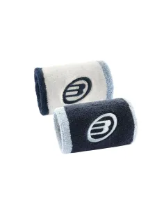 Par Muñequeras Bullpadel Hueso/Azul Profundo Mujer Bpmu266 | Ofertas de pádel