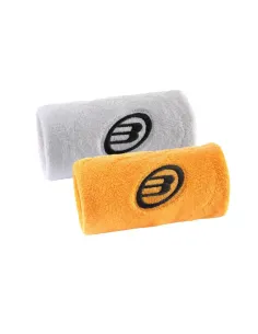Muñequeras Bullpadel Blanco/Mandarina | Ofertas De Padel 