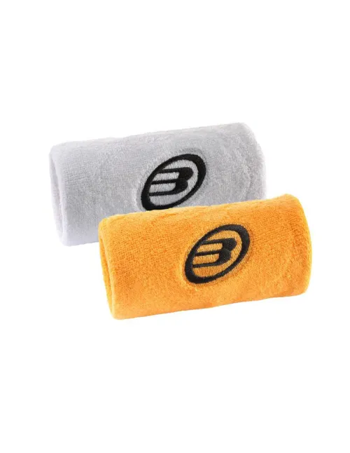 Wristbands Bullpadel White/Tangerine | Ofertas De Padel