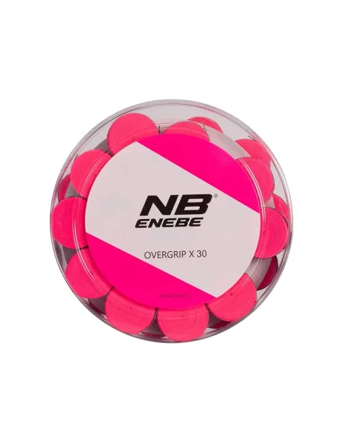 CUBO 30 OVERGRIPS ENEBE RESPONSE A005189 024 ROSA FLUOR | Ofertas de pádel