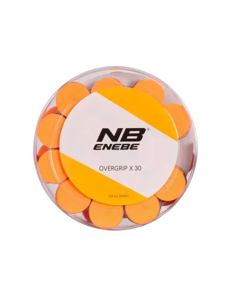Cube Of 30 Enebe Response Overgrips In Fluorescent Orange | Ofertas De Padel