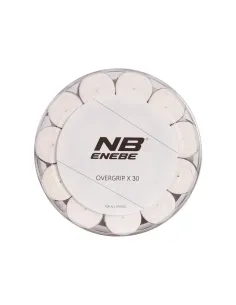 Cubo 30 Overgrips Enebe Response Blanco | Ofertas De Padel
