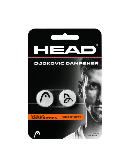 Antivibrador Head Djokovic Dampener Branco | Ofertas De Padel