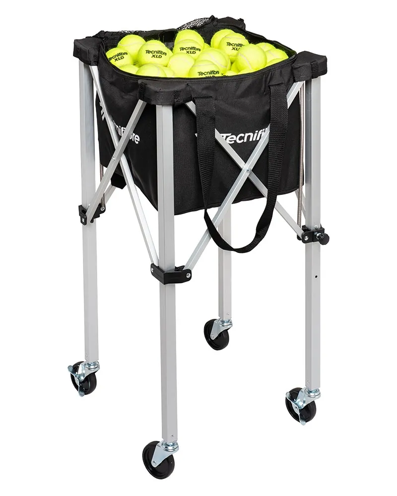 Carro De Bolas Tecnifibre Balls Cart 57panierba, Negro