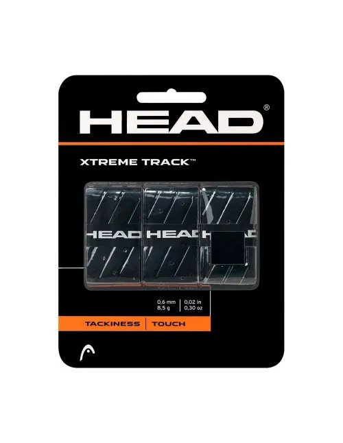 Blister 3Uds. Overgrip Head Xtremetrack 285124 Bk | Ofertas de padel