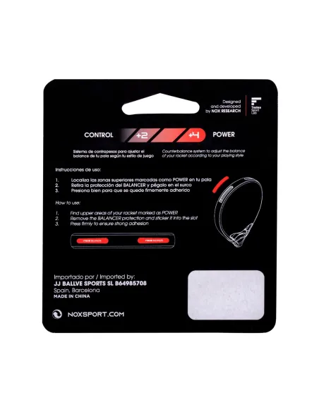 Blister (2 Ud) Weight Balancer 2-4G Nox | Ofertas de pádel