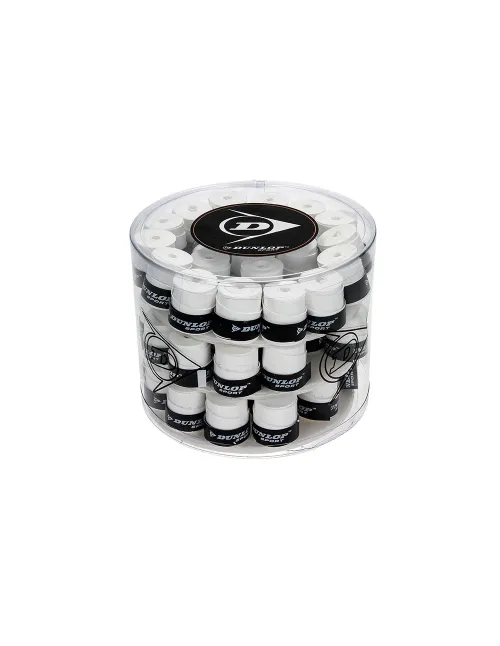 Cubo Overgrip Dunlop Tour Dry Blanco