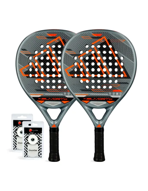 Duo Pack Adidas Neuvortx Orange | Ofertas de padel