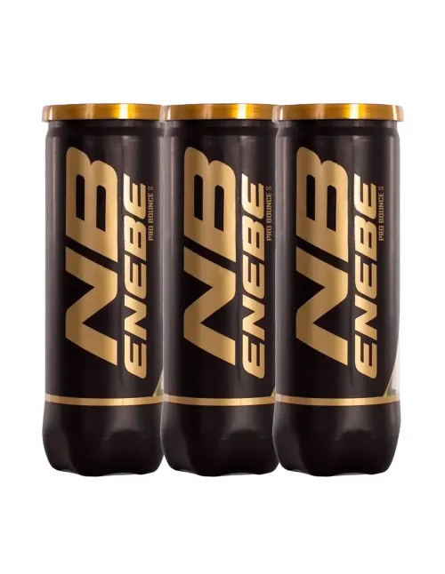 TRIPACK DE BOTES DE 3 BOLAS ENEBE PRO BOUNCE S A000511 | Ofertas de padel