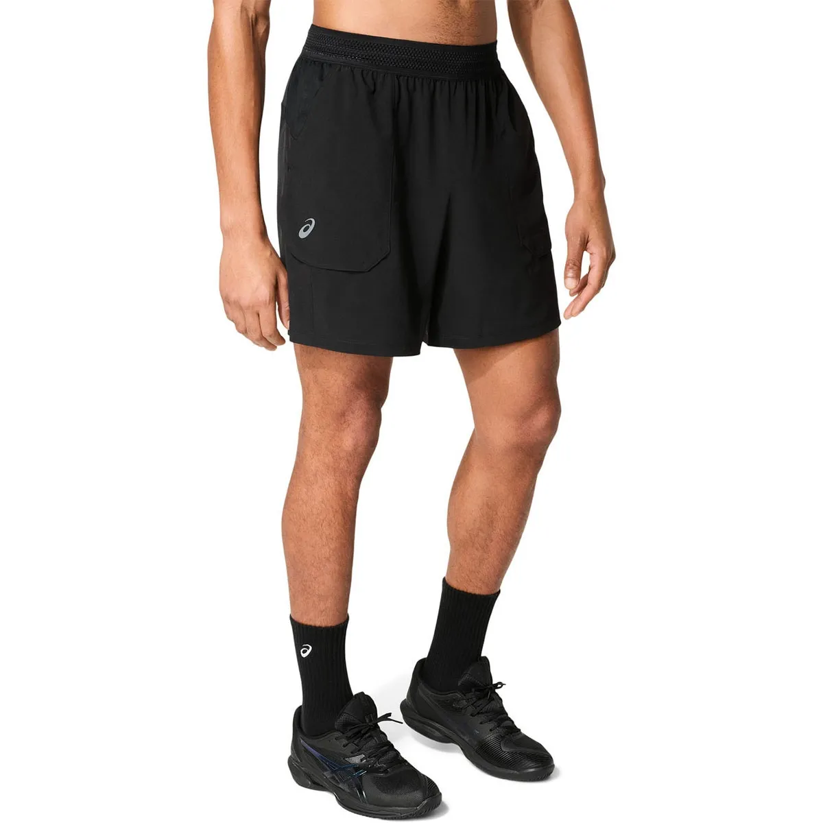 Short Asics Match 7in 2041a357 100 Talla XXL, Black