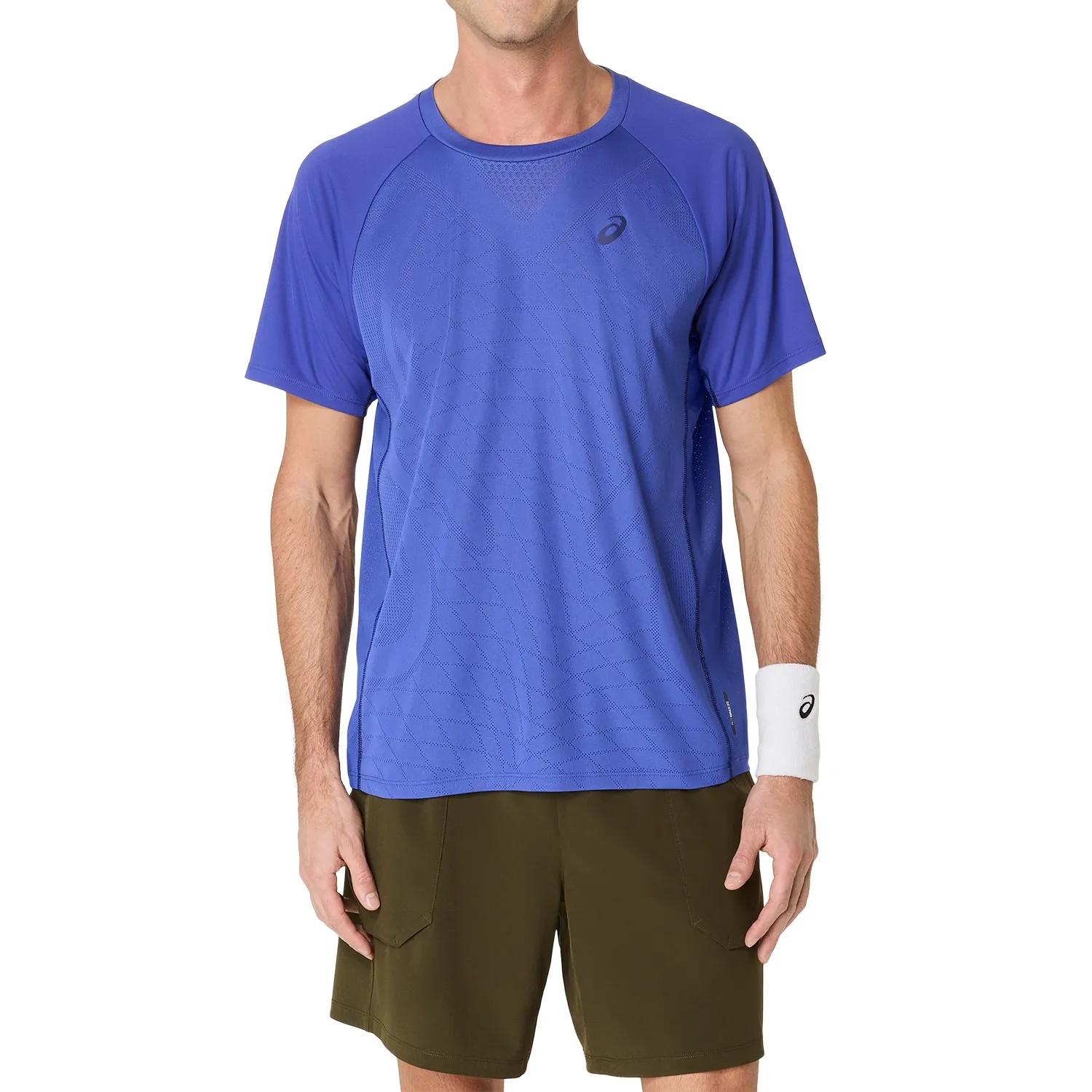 Camiseta Asics Match Actibreeze Ss 2041a320 400 Talla XXL, Navy