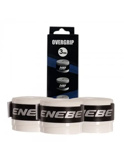 BLISTER 3 ENEBE SMOOTH WHITE OVERGRIPS A003777.002 | Ofertas de padel
