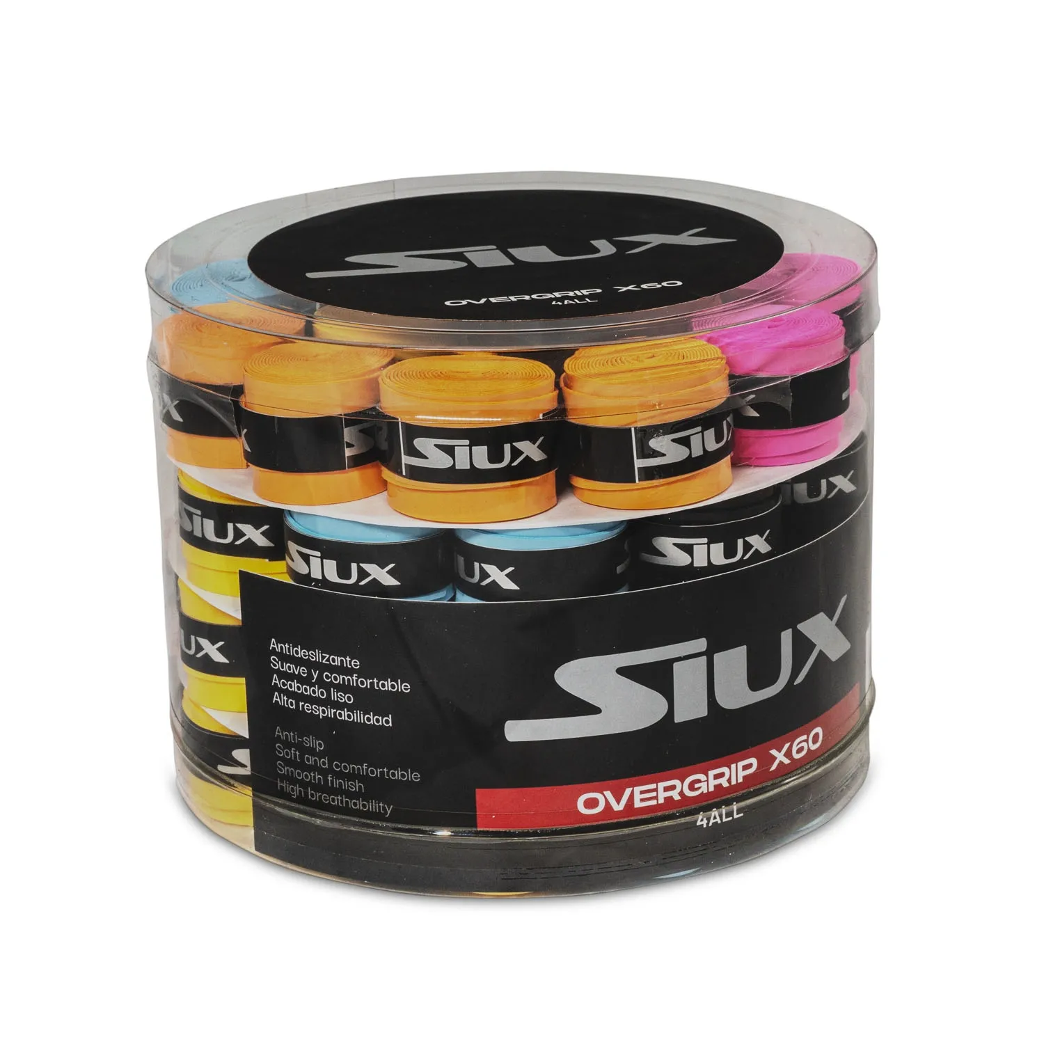 Cubo 60 Overgrip Siux Para Todos Multicolor
