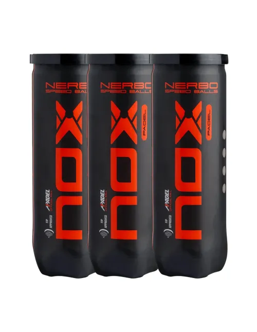 TRIPACK DE LATAS DE 3 BOLAS Nox NERBO CABONER3UN | Ofertas de padel