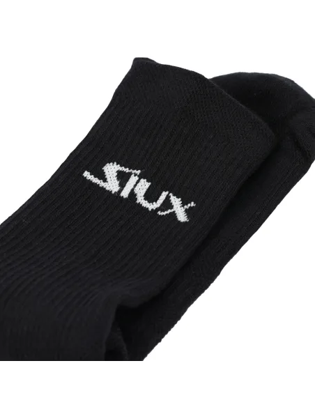 3 PACK OF SIUX LONG SOCKS MATCH BLACK | Ofertas de padel