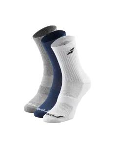 Pack 3 Calcetines Babolat 5Ub1371 Multicolor | Ofertas de pádel