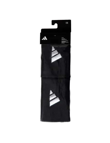 Par Muñequeras Largas Adidas Negro | Ofertas de pádel