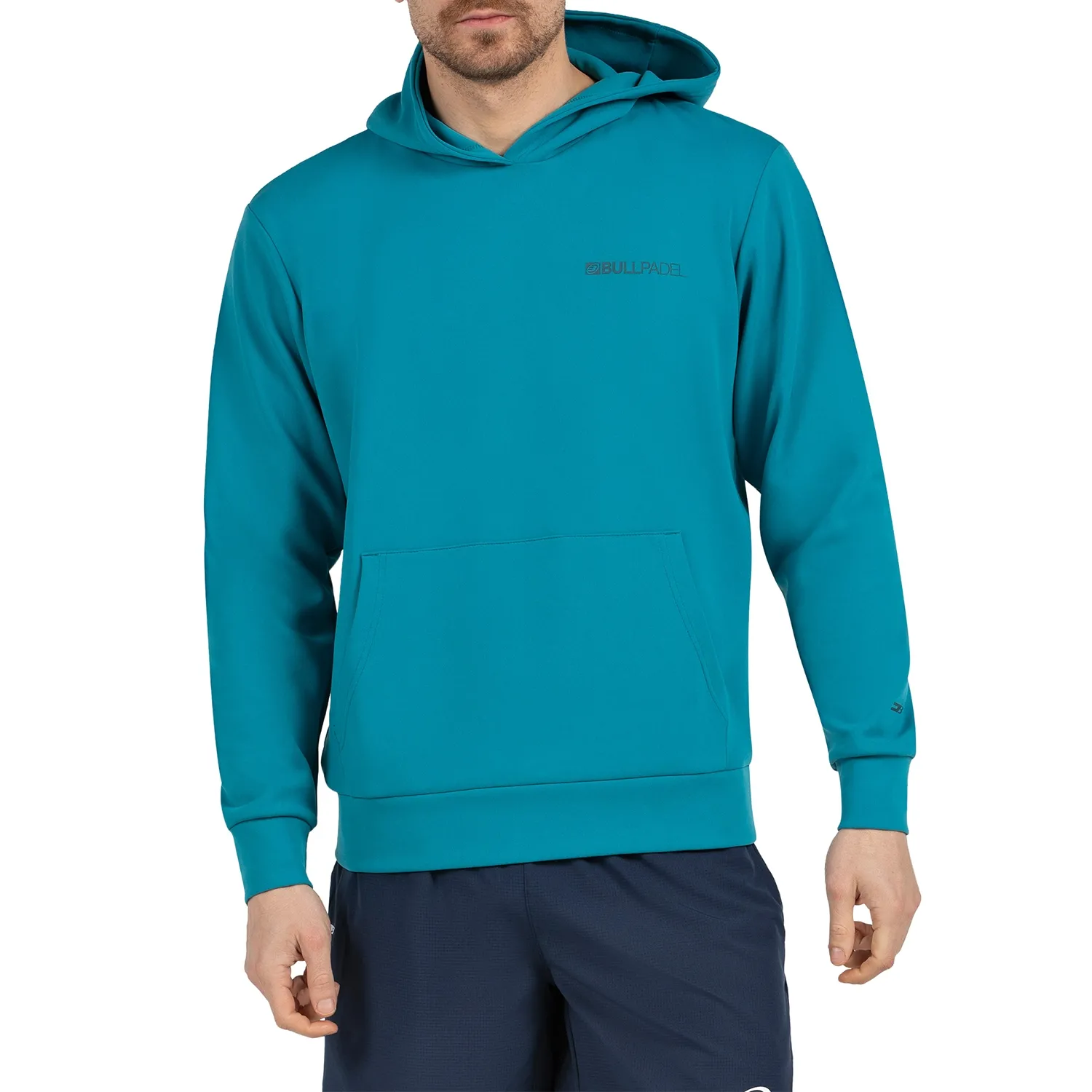 Sudadera Bullpadel Albier Talla XL, Blue aqua