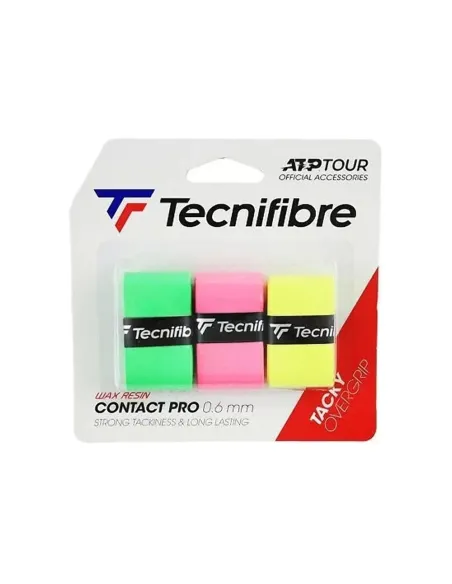 Pack Overgrips Tecnifibre Contact Pro Multicolor | Ofertas De Padel