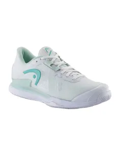 WOMEN’S WHITE AND BLUE Head Sprint Pro 3.5 Clay 274173 | Ofertas de padel
