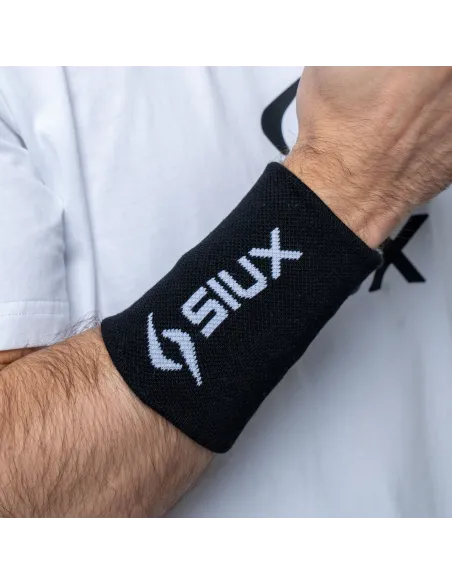 Long Wristband Siux Basic 26 Black | Ofertas de padel