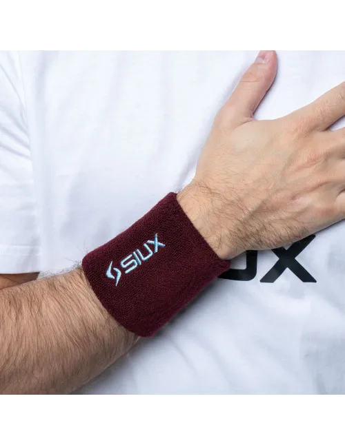 Pack 2 Kurze Handgelenkbänder Siux Groove Bordeaux | Ofertas De Padel
