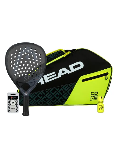 Pack Head Speed Pro X Sac De Padel Core Padel Jaune | Ofertas De Padel