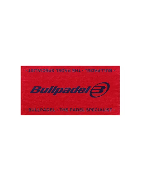 Towel Bullpadel100X50 Red Bptowel26 | Ofertas de padel