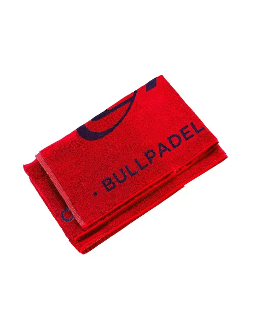 Serviette  Bullpadel 100X50 Rouge Bptowel26 | Ofertas De Padel