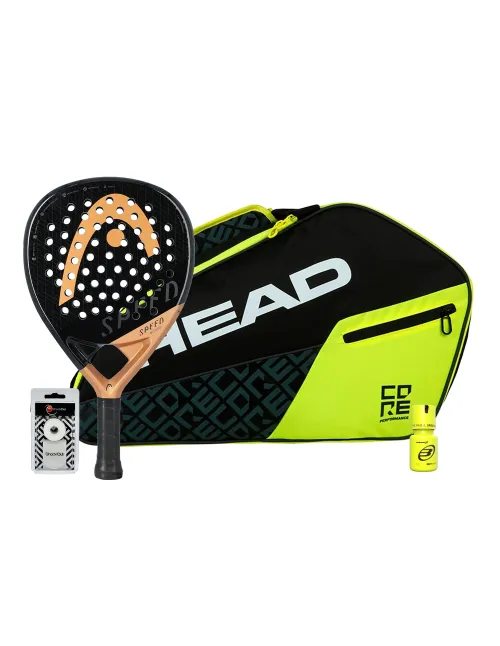 Pack Head Speed Motion Sac De Padel Core Padel Jaune | Ofertas De Padel