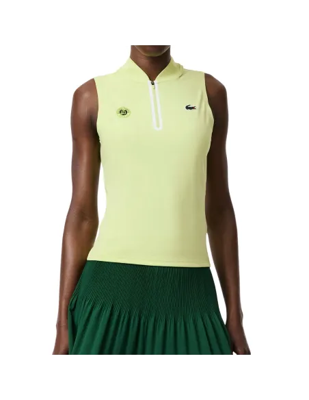Polo Alças Lacoste Roland Garros Collection Mulher | Ofertas De Padel